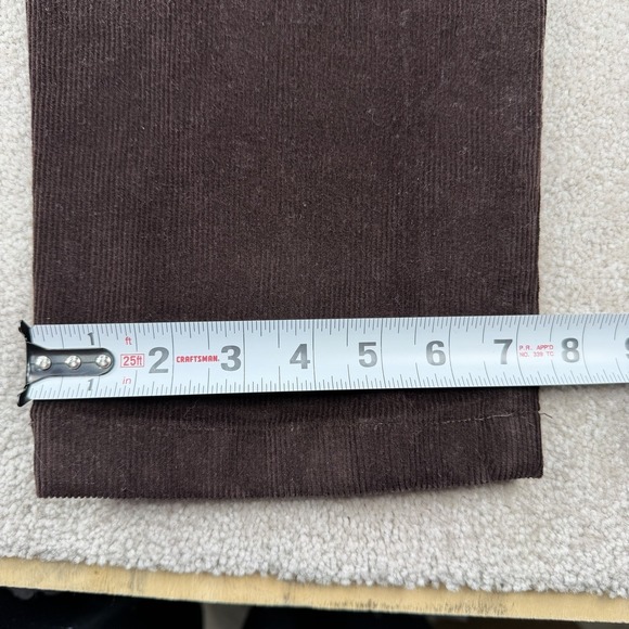L.L. Bean Women's Size 10 Corduroy Pants Brown Cotton Spandex - Picture 7 of 7
